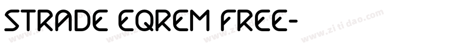 Strade Eqrem FREE字体转换